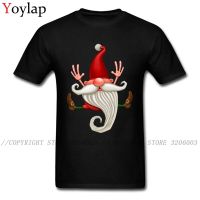 Funny Design Men T-shirt Boys Cotton Tops Tees Christmas Santa Claus Jumping Print Short Sleeve O-Neck Summer/Fall Clothes