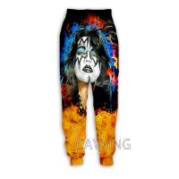 New Fashion 3D Print KISS Rock Band Casual Pants Sports Sweatpants Straight Pants Sweatpants Jogging Pants Trousers K03