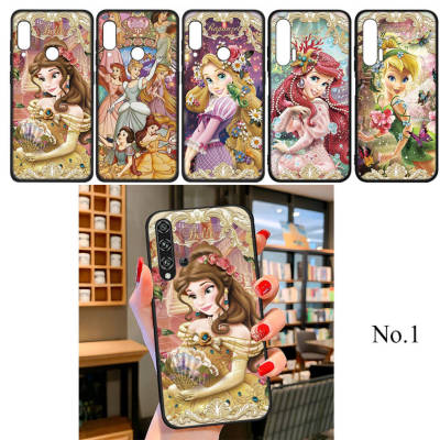 49FFA Disney Princess Cartoon อ่อนนุ่ม High Quality ซิลิโคน TPU Phone เคสโทรศัพท์ ปก หรับ Huawei Nova 7 SE 5T 4E 3i 3 2i 2 Mate 20 10 Pro Lite Honor 20 8x