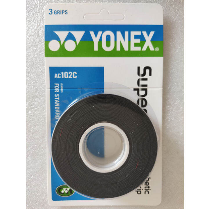 Yonex Grip AC102C AC102EX (3pcs in 1 Roll / Pack) Yonex Super Grap Synthetic Overgrip Tennis