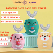 Bàn Chải Đánh Răng Điện Cho Bé KUNBE Đầu Chữ U Siêu Mềm