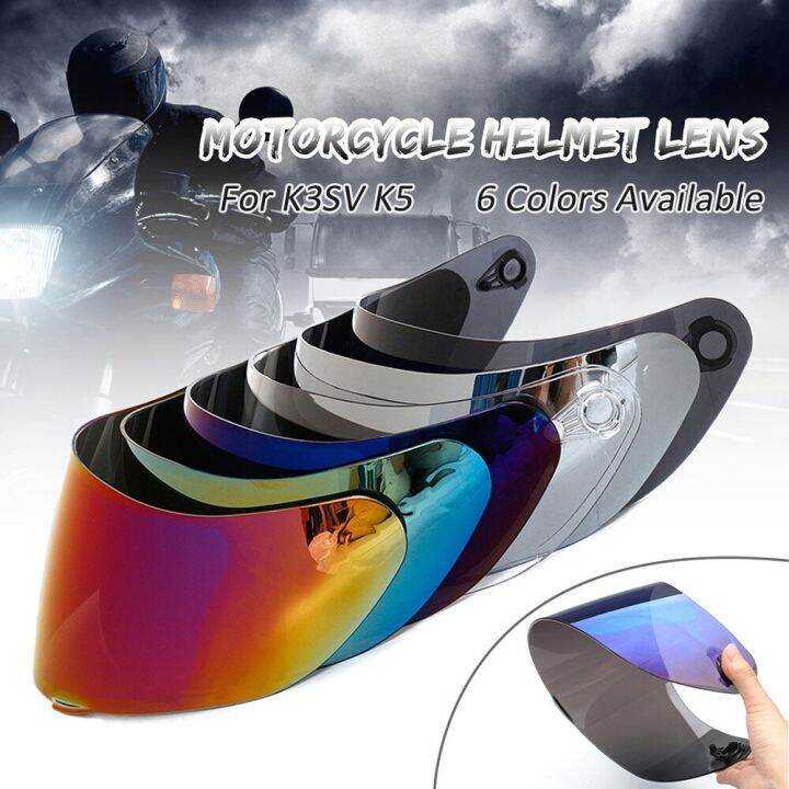 Motorcycle Helmet Visor Replacement Fullface Helmet Lens For Evo/Sec