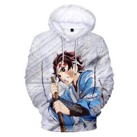 Sudadera con capucha de Demon Slayer para hombre y mujer, ropa de calle con diseño creativo 3D, estilo Harajuku, Anime, novedad