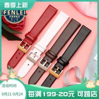 2023 new Suitable for Casio small square AE-1200 1300 W-800H W-216H genuine leather watch strap 18mm