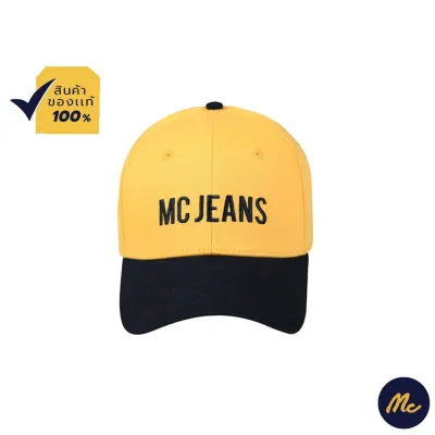Mc JEANS หมวกแก็ป สีเหลือง M10Z135