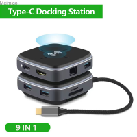 USB ฮับประเภท C เข้ากับ HDMI-เข้ากันได้อะแดปเตอร์ OTG Vga RJ45 Lan USB หลากหลาย USB PD 3.0 USB-C สำหรับแมคบุ๊กโปรแอร์4KSplitter แท่นวางมือถือ Meimiao