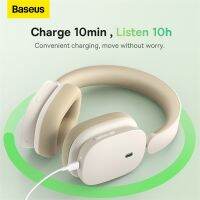 Baseus H1 ANC ชุดหูฟังบลูทูธ5.2หูฟังไร้สาย40db ไม่มีเสียงรบกวนใช้งานแบตเตอรี่70ชม. ชุดตัวขับ40มม.