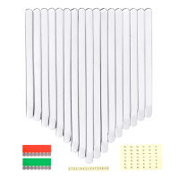 [ammoon]คาลิมบาLINGTING 17 Keys Thumb Piano Keys Replacement Kit Manganese Steel with Stickers for 17 Key B/C Major