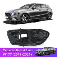 Mercedes Benz A W177 (2019-2021) ไฟหน้า เลนส์ไฟหน้า ไฟหน้าหลังเปลือก  ฐานไฟหน้า Headlamp Rear Shell headlamp housing  Back Cover Bottom Shell Base Plastic Shell