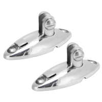 Top Swivel Deck Hinge Boat Deck Hinge /Pack Stainless Steel Low Profile Base for Yacht Trailer Truck Accessories