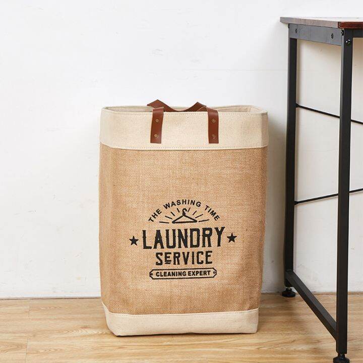 moisture-proof-collapsible-laundry-basket-dirty-clothes-hamper-printed-foldable-storage-bin-sundries-sorter-basket