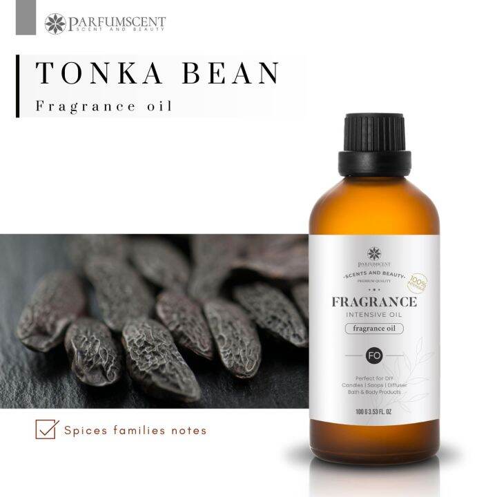 PARFUMSCENT หัวน้ำหอม Tonka Bean Fragrance Oil FOE5079086 Lazada.co.th