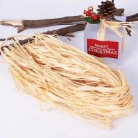 Natural Raffia Straw Rope Wedding Invitaiton Gift Packing Party Decoration Flower Baking Wrapping Suplies SD-24