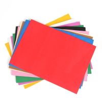 10Pcs/Lot DIY Wholesale 20*27*0.1cm Thick Multicolor Sponge Foam Paper Fold Scrapbooking Paper Craft Adhesives Tape