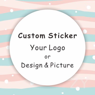 hot！【DT】▽✌  Customize Wedding Stickers Invitation  Favor Labels Add Your Logo Pictures Text Personalization Custom Stickers 100pcs
