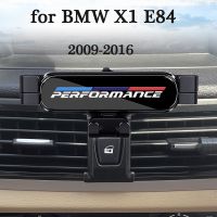 ที่วางโทรศัพท์ในรถสำหรับ BMW X1 E84 2009-2016ตัวยึดแต่งรถขาตั้ง GPS สนับสนุนโทรศัพท์มือถือหมุนได้