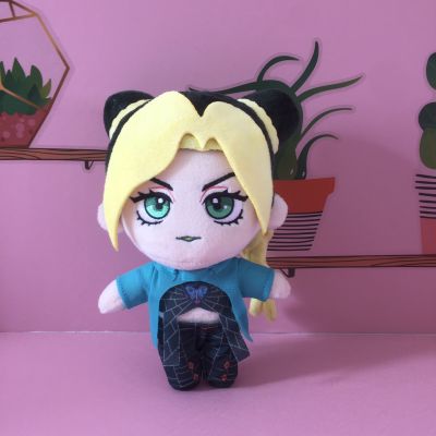 【YF】 Anime Jolyne Cujoh Plush Doll Toy 20cm JoJos Bizarre Adventure Stone Ocean Cute Soft Stuffed Pillow Kids Gift