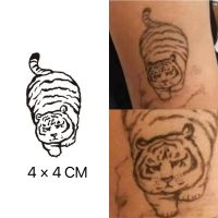 【Mars Tattoo】NEW Technology Magic, Long Lasting 2 Weeks, Semi-Permanent tattoo,Temporary Tattoo, tattoo sticker, Fake Tattoo, Cute Tiger, MNF017