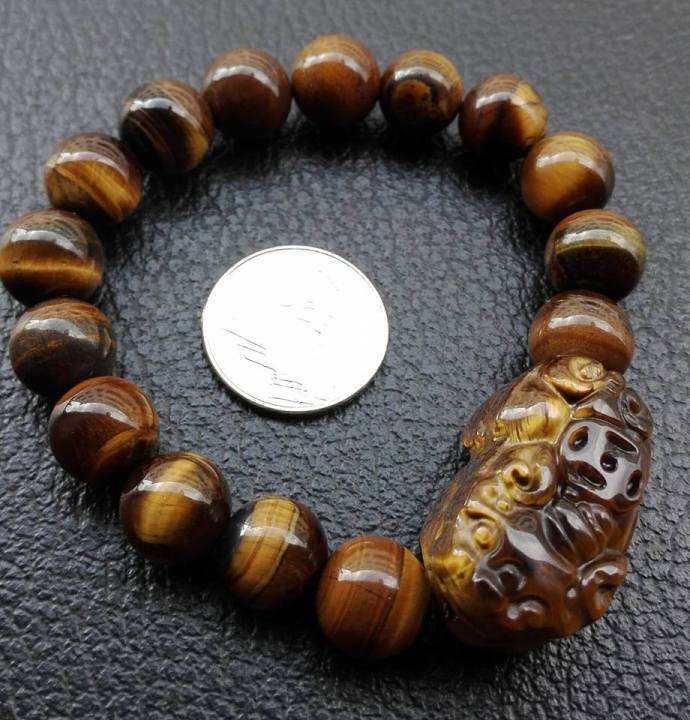 สร้อยข้อมือ-ปี่เซี๊ยะ-นำโชคแกะจากหินตาเสือ-tiger-eye-หินมหาอำนาจ-ที่อยากให้ใส่ของดีๆกันครับ-ทุนสูง