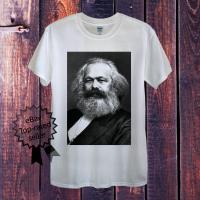 Simple Cotton Tshirt Karl Marx White Grey Men Or Fitted Tshirt Lenin Uk T Shirt Men