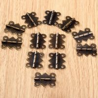 【LZ】liaogua23720xa 12Pcs 25x20mm Antique Bronze Kitchen Cabinet Hinge Furniture Accessories Vintage Jewelry Wooden Box Hinges Fittings