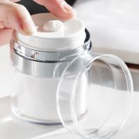 【YF】❆✶  Airless Jar Refillable Creams Sample Lotions Dispenser Leak Proof Moisturizer Bottle