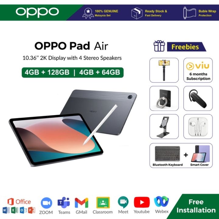 OPPO Pad Air | 4GB RAM + 128GB ROM | 18W Fast Charge | 7100mAh