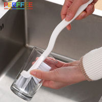 【2023】Long Handle Cup Brush 90° Head Cup Washing Cleaning Brush Coffee Machine Bottle Gap Deep Bottom Home Kitchen Cleaning Brush