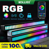 KOLLIEE Combo 2 Thanh đèn led cảm ứng âm thanh RGB