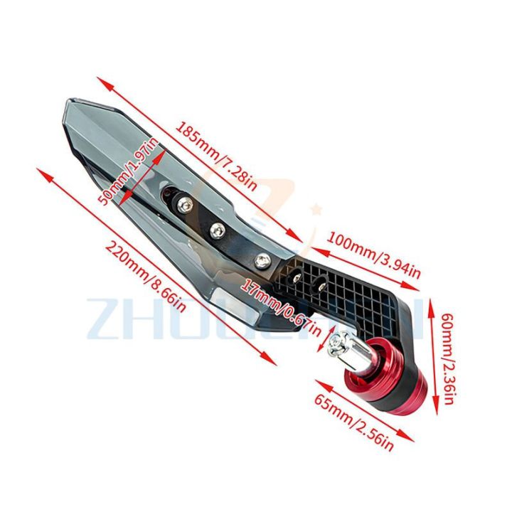 อุปกรณ์เสริมมอเตอร์ไซค์แผ่นป้องกันคันโยกแฮนด์-cnc-สำหรับยามาฮ่า-yzf-r3-r1-r6มือจับ-r125กระจกอะไหล่แต่ง