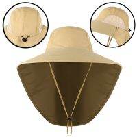 Wide Brim Baseball Hat for Women and Men Sun Defender Cooling Neck Guard Safari Cap for Hiking Fishing Outdoor Sun Hat with Flap