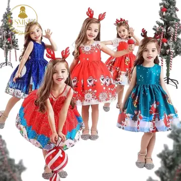 Newborn baby clearance girl christmas dresses