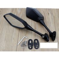 Rear View Mirrors Universal Hole Distance 40MM For Honda Yamaha Suzuki Motorcycle Rearview Glass Black Side Mirror Right Left Mirrors