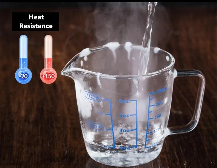 GL1952] 500ml High Borosilicate Glass Measuring Cup (12 pc/ctn)