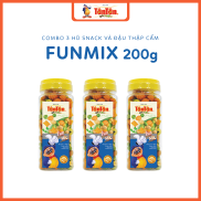 Combo 3 hũ Snack & Đậu thập cẩm 200g hũ