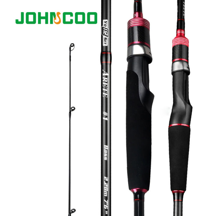 Malaysia 10LB Fishing Rod New Type 2 Sections Joran Pancing 1.8M  Spinning/Casting Rod For Freshwater Joran Black Spinning