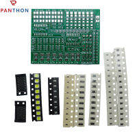 ชุดฝึกหัดเอสเอ็มทีเชื่อมติด PANTHON SMD บอร์ดฝึกทักษะการเชื่อม DIY Led 74HC138 CD4060ชุดทรานซิสเตอร์ Led