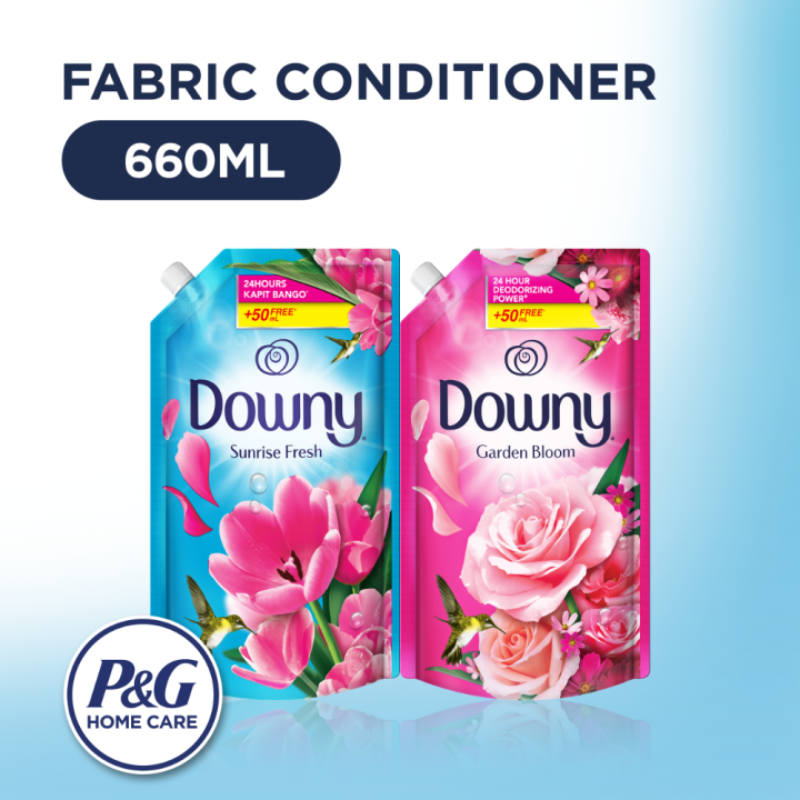 Downy Fabric Conditioner Sunrise Fresh Garden Bloom 660ml Refill Blue ...