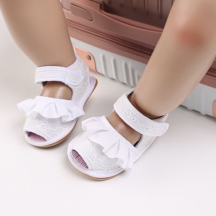 hiluojiangqushuangyangyou-รองเท้าเจ้าหญิง-สีขาว-สําหรับเด็กทารกแรกเกิดผู้หญิง-อายุ-0-18-เดือน