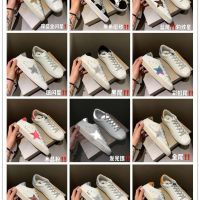 GGDBˉKorean version of small dirty shoes womens sports casual shoes old white shoes star shoes sports lace-up sneakers