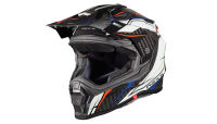 หมวกกันน็อค NEXX. X.WRL ATIKA White / Red  (X-PRO CARBON 3K) 2 VISORS INCLUDED USE FOR ADVENTURE TOURING