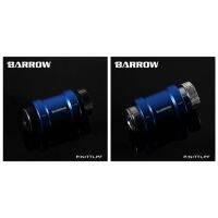 Barrow Pc อุปกรณ์ระบายความร้อนด้วยน้ำ Flat Push Type Valve Water-Tap Silver/gray/gold/red Water Cooler Fitting Heatsink Ttlpf