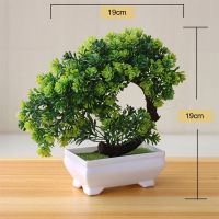 Artificial Plant Mini Small Simulated Tree Pot Home Decor Bonsai Tree Pot Plant Fake Flower Potted Home Desk Garden Decoration