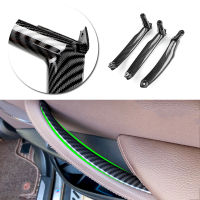 3PCS คาร์บอนสไตล์ภายในรถประตู Handle ดึงสำหรับ BMW X5 X6 E70 E71 2008 2009 2010 2011 2012 2013 E72 2010 - 2014 2015