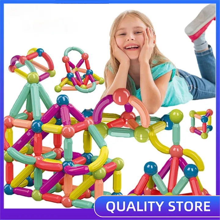 25pc set Balls Rods Building Sticks Curved Shapes Educational
