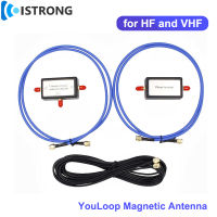 YouLoop เสาอากาศแม่เหล็กแบบพกพา Passive Magnetic Loop เสาอากาศสำหรับ HF VHF 6M สาย RG174 SMA ชายชาย BALUN เฟสอินเวอร์เตอร์