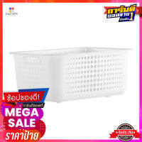 ดีเคดับบลิว ตะกร้าเหลี่ยม ลายบับเบิ้ล รุ่น HH-1214 คละสีPlastic Square Basket #Bubble HH-1214