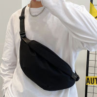 Fashion Brand Japanese Chest Bag Mens Simplicity Shoulder Bag Running Bag Small Backpack Womens Canvas Student Sports Shoulder Bag