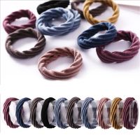 【YF】♗  2021 New 10PCS  Elastic Hair Bands Tie Scrunchie Ponytail Holder Rubber Fashion Accessories