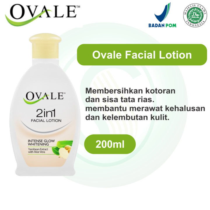 Ovale Facial Lotion Whitening Bengkoang Botol Lazada Indonesia